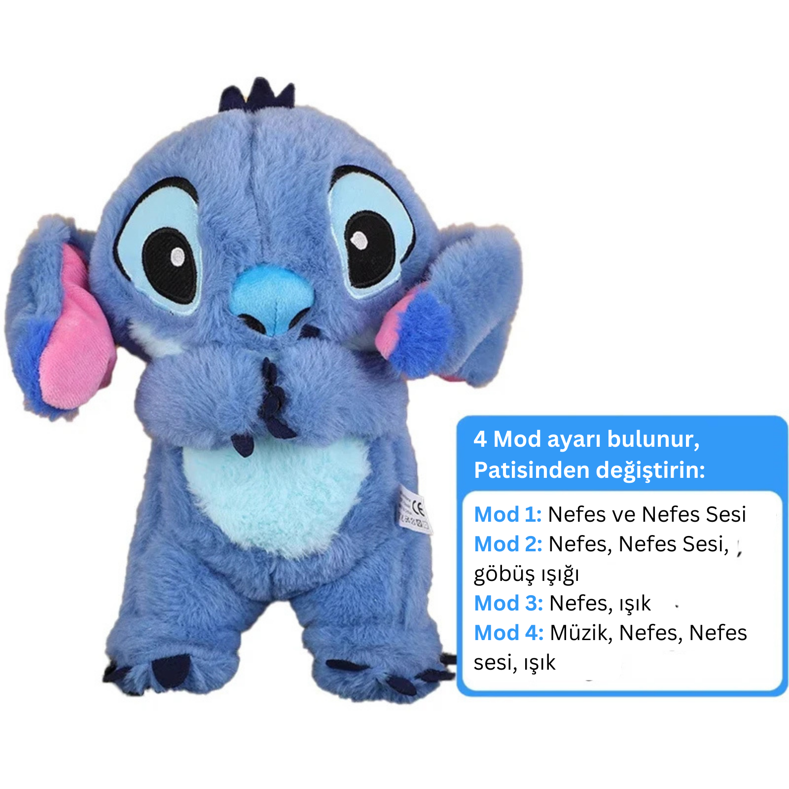 Yatıştırıcı ve Sakinleştirici Peluş - Stitch&Angel